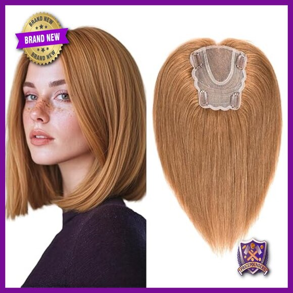Human Hair Topper Clip-In 12\